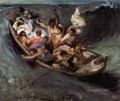 Cristo en el lago de Gennezaret boceto romántico Eugene Delacroix